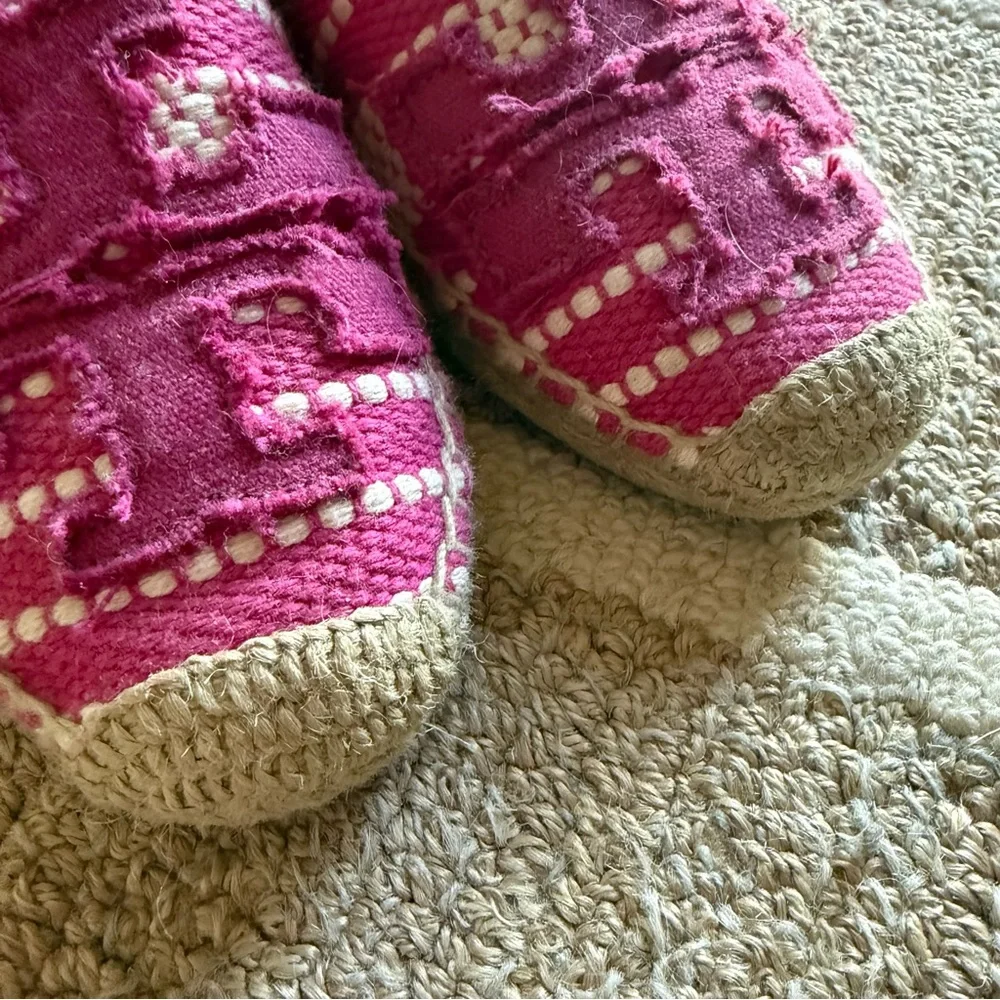 Tory Burch Sz 6 Pink Espadrilles - Picture 2 of 7